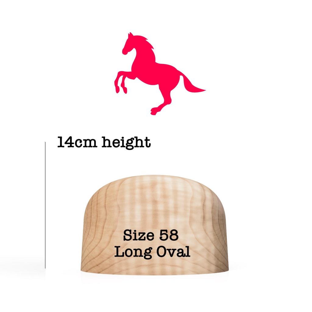 Long Oval Hat Block (Style 51) – 58cm – 3D Print STL File