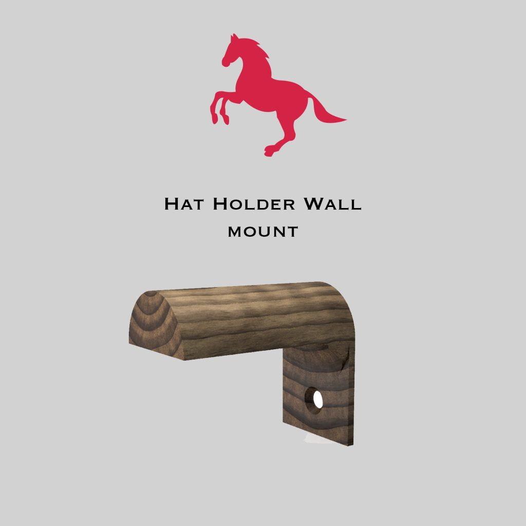 Wall-Mounted Hat Holder – 3D Print STL File